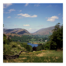 Póster Grasmere Distrito dos Lagos Inglaterra