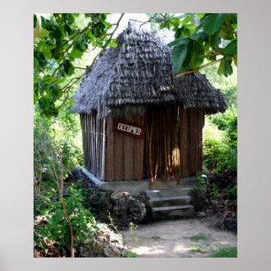 Póster Grass Hut