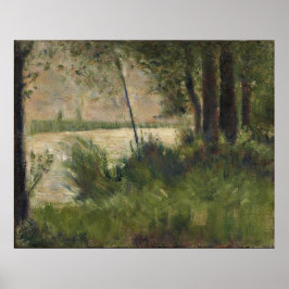 Poster Grassy Riverbank