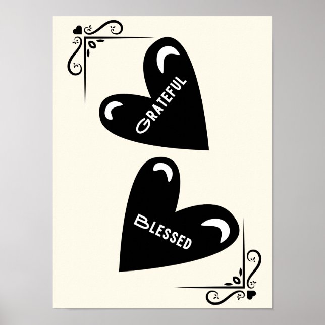 Poster Grata - Abençoada (Frente)