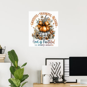 Poster Grata Graças Abençoado