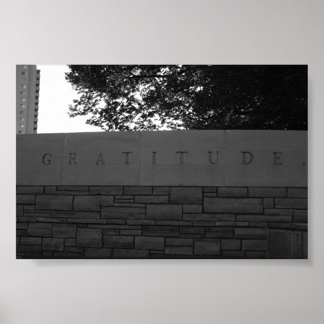 Póster Gratidão (Frente)