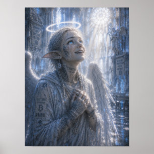 Poster Gratidão / Anjo / Catedral Silenciosa
