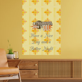 Poster Gratidão por você Tenha um Bom Dia & uma Noite Mel