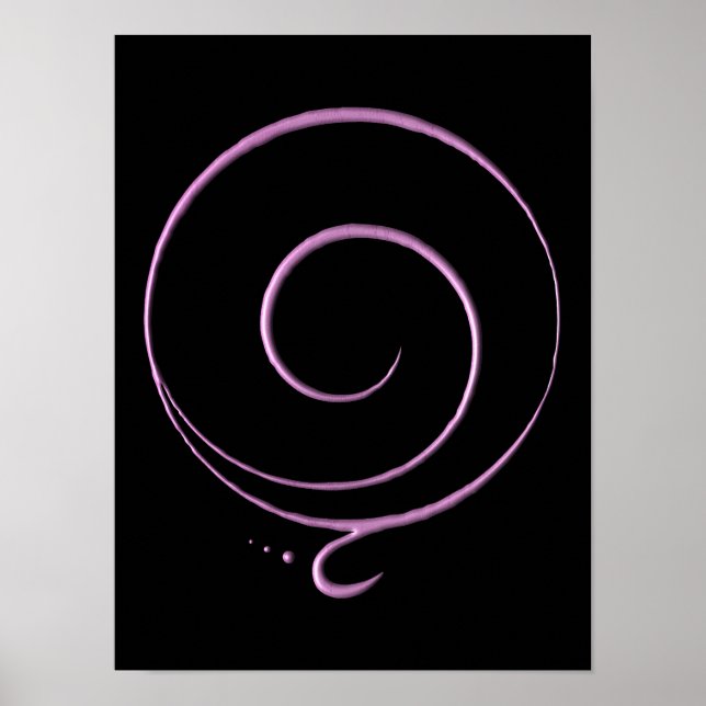 Poster Gratidão Rosa (Frente)