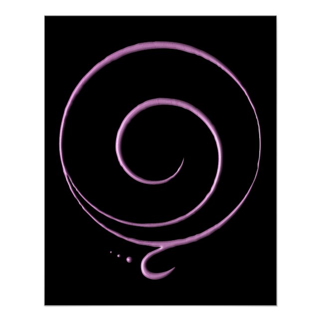 Póster Gratidão Rosa (Frente)