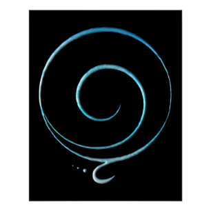 Póster Gratidão Turquesa