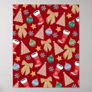 Poster Grátis Vermelho Natal