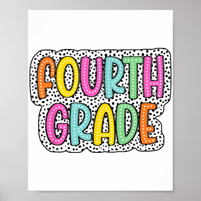 Poster Grau De Volta Para O Estudo De Professores De Pont (Frente)