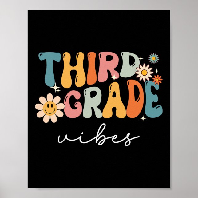 Poster Grau Vibes Para Meninas Meninos Professores Do 3º  (Frente)