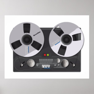Poster Gravador do Decodificador de Fitas