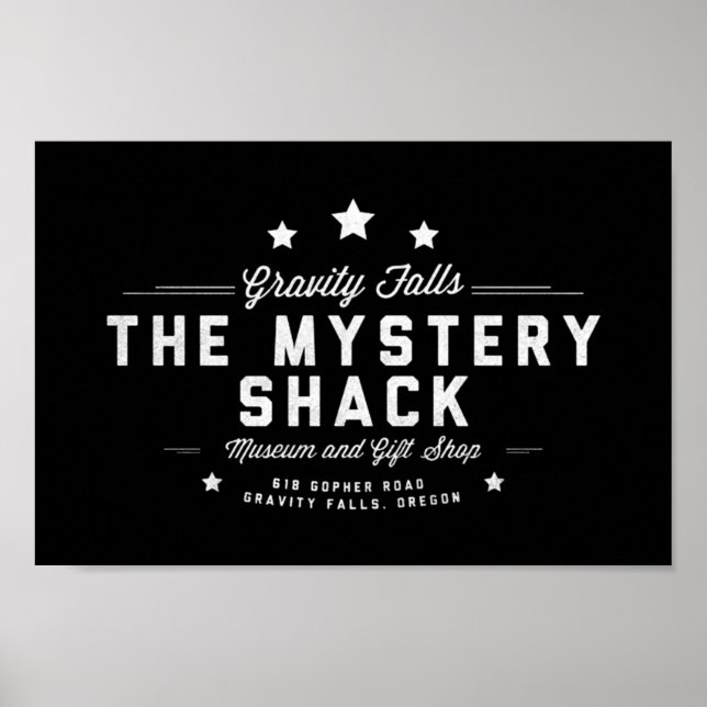 Poster Gravity Falls A Cabana do Mistério (Frente)