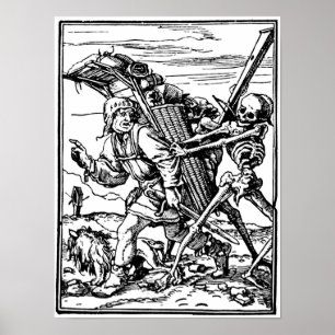 Poster Gravura medieval de Mori da lembrança