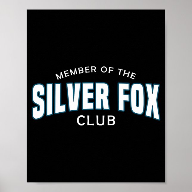 Poster Gray Hair Don't Care G Headedness Men Fox  (Frente)