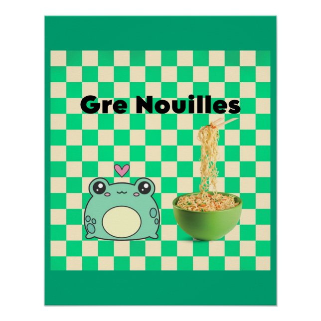 Póster gre nouilles (Frente)