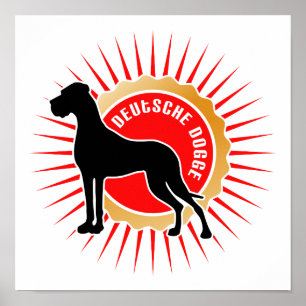 Póster Great dane