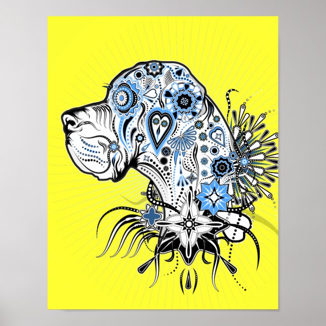 Póster Great Dane (Frente)