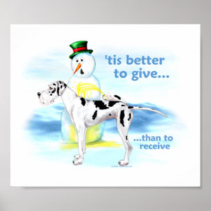 Póster Great Dane BTG Harlequin UC