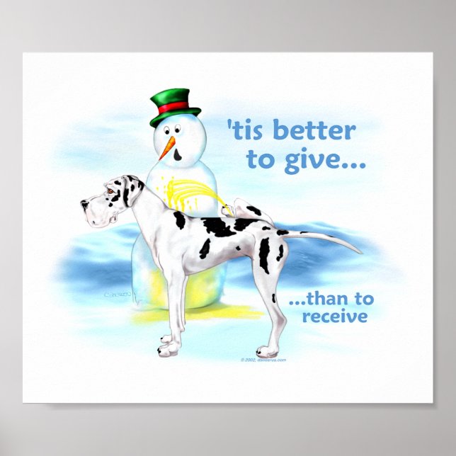 Póster Great Dane BTG Harlequin UC (Frente)