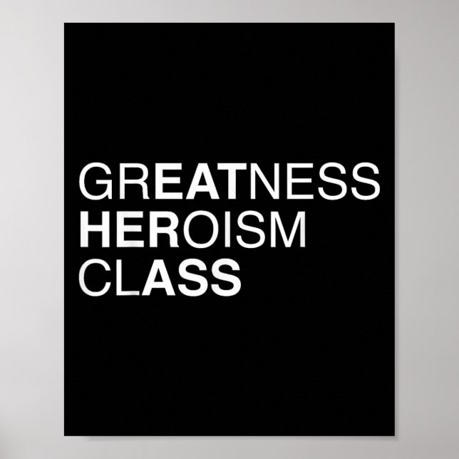 Poster Greatness Heroism Cl Eat Her As$ Funny Pun Sarcasm (Frente)