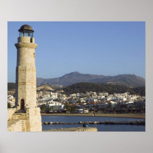 Poster GRÉCIA, CRETA, Província de Rethymno, Rethymno: