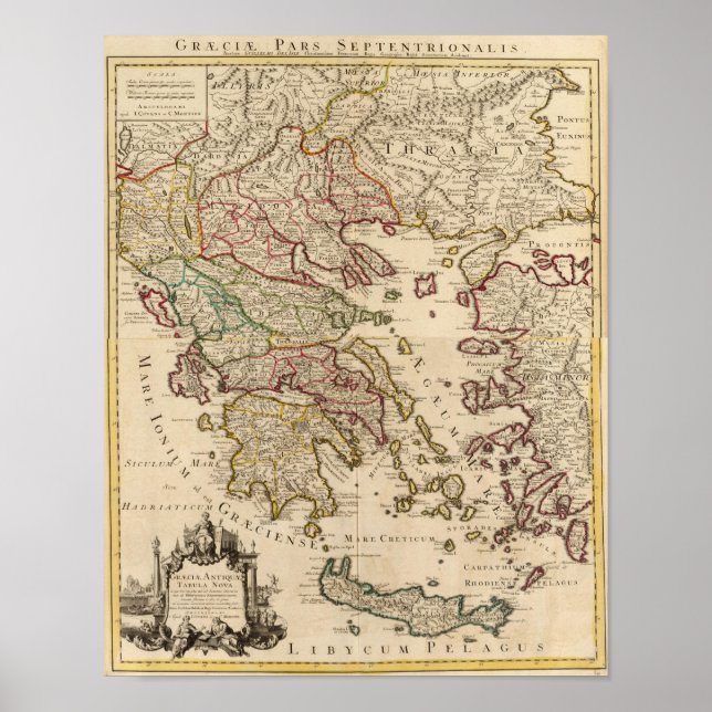 Póster Grécia e Macedônia (Frente)