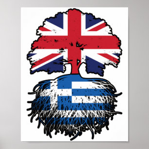 Poster Grécia Grega Britânica Reino Unido Reino Unido