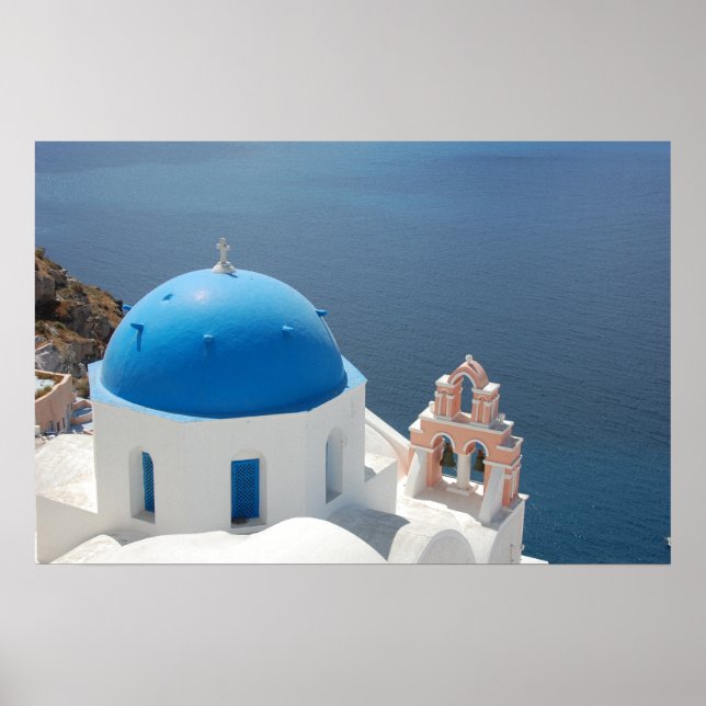Poster Grécia Santorini (Frente)