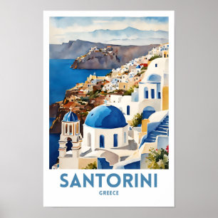 Poster Grécia Santorini