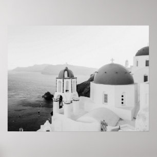 Poster Grécia Santorini - Encaradas, Encaradas, Encaradas