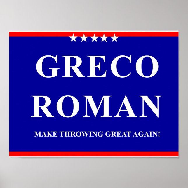 Poster Greco Roman (Frente)