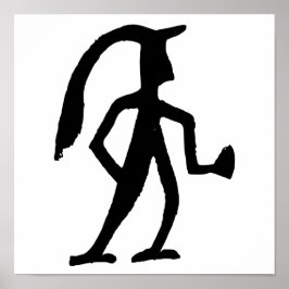 Poster GREEJACK | Talismã de Arte Rupestre Primitiva do E
