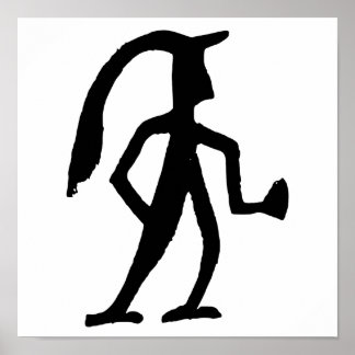 Poster GREEJACK | Talismã de Arte Rupestre Primitiva do E