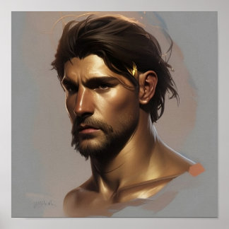 Poster Greek Warrior