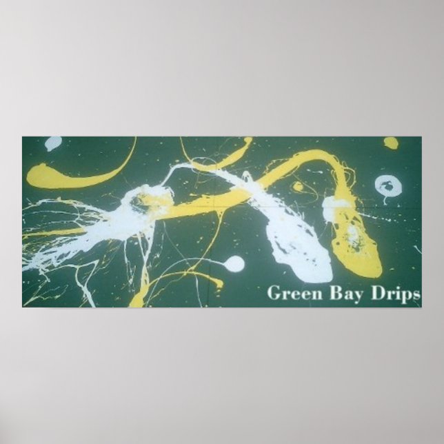 POSTER GREEN BAY GOTAS (Frente)