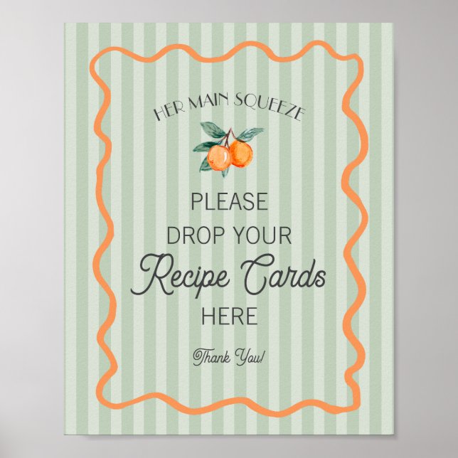 Poster Green Cutie Espreme Muito Citrus Compartilhe uma R (Frente)