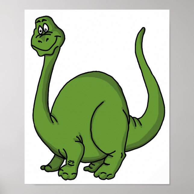 Póster Green Dino (Frente)