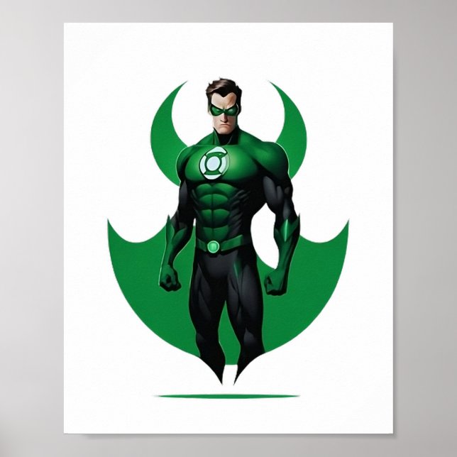 Poster Green Lantern character image (Frente)