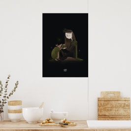 Poster GREEN SHELL ARMADILLO por Alexandra Dikaia