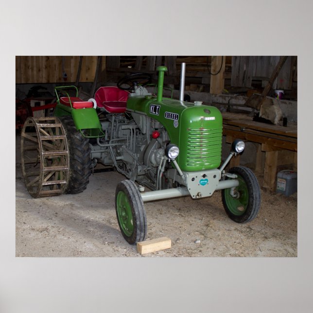 Póster Green Steyr Trator KL I (Frente)