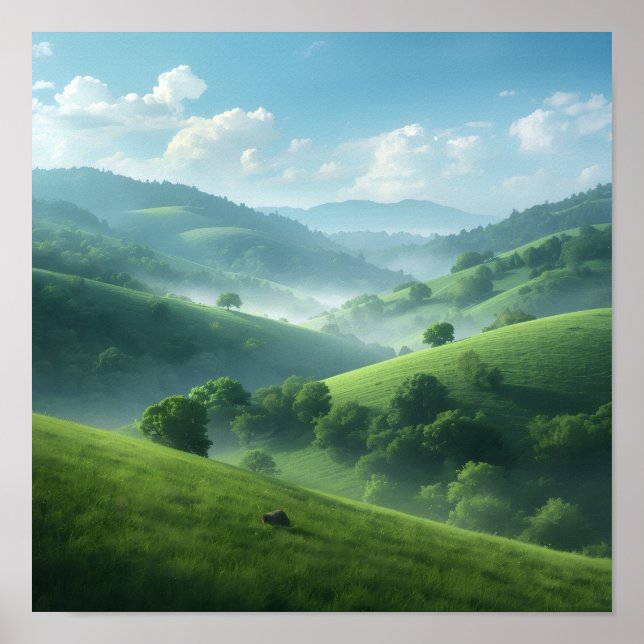 Poster Green Valley Dreamscape (Frente)