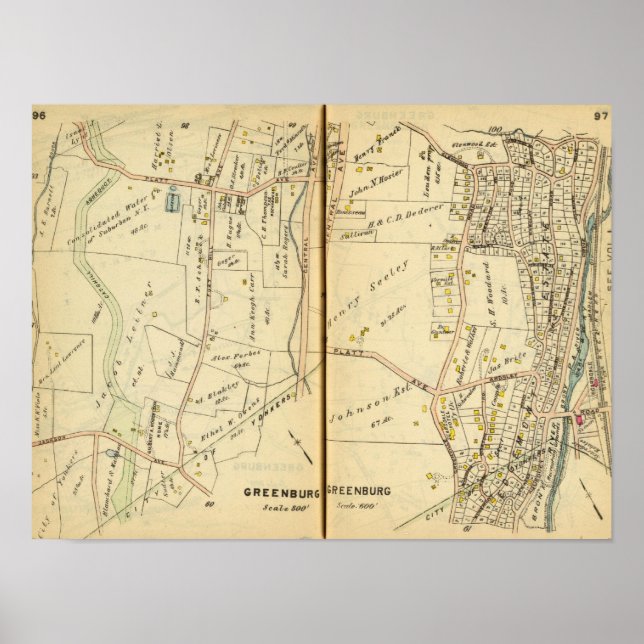 Póster Greenburg, Nova Iorque 2 (Frente)