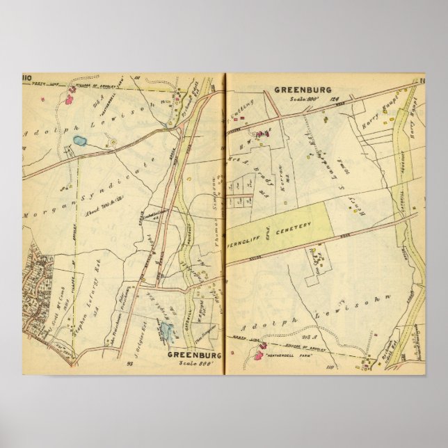Poster Greenburg, Nova Iorque 4 (Frente)