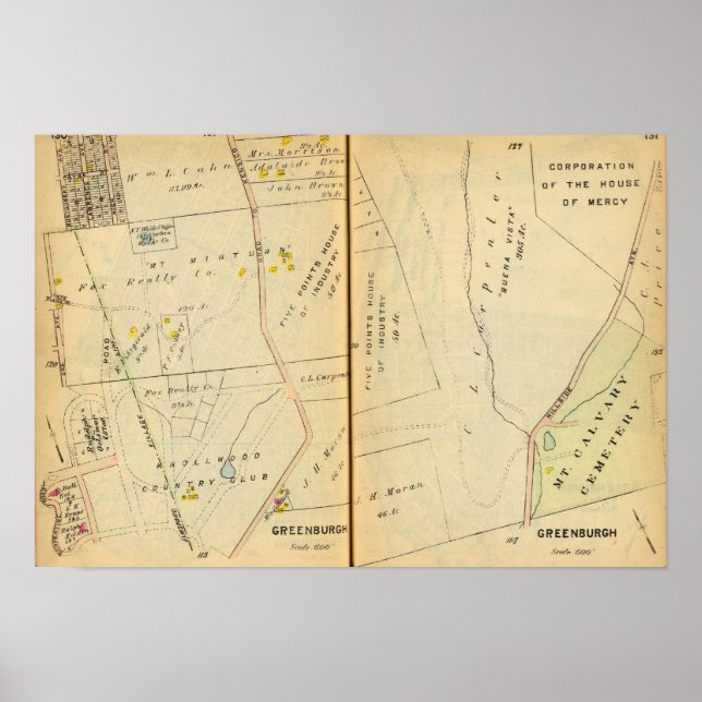 Póster Greenburg, Nova Iorque 8 (Frente)