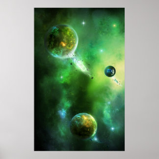 Póster Greenday Galaxy