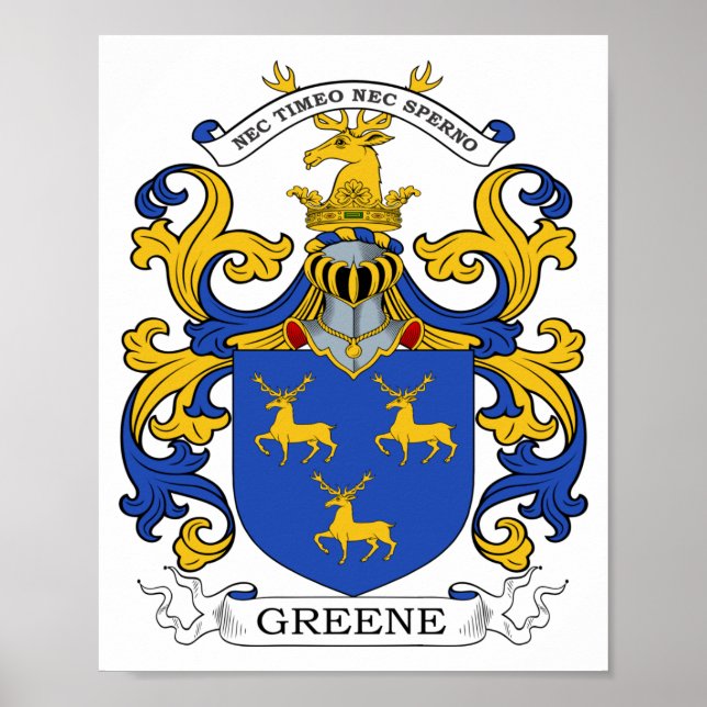 Poster Greene Personalizado (Frente)