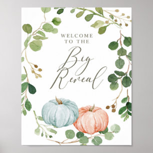 Poster Greenerescer Pumpkin Gênero Revelação Queda Sin