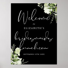 Poster Greenery Bridesmaids Luncheon - Sinal de Boas-vind
