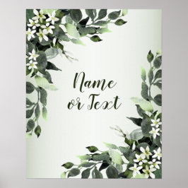 Poster Greenery Floral Eucalyptus Deixa Elegante