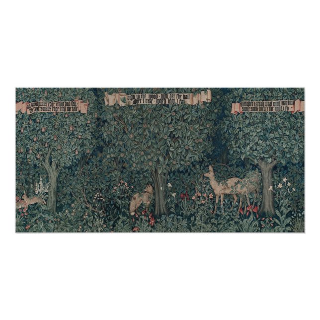 Póster Greenery, Victorian Era Tapestry by Henry Dearle (Frente)